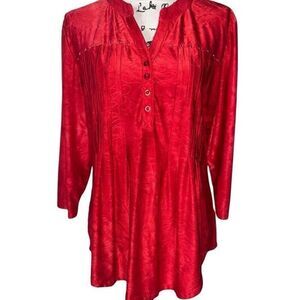 Shannon Ford New York red blouse large‎